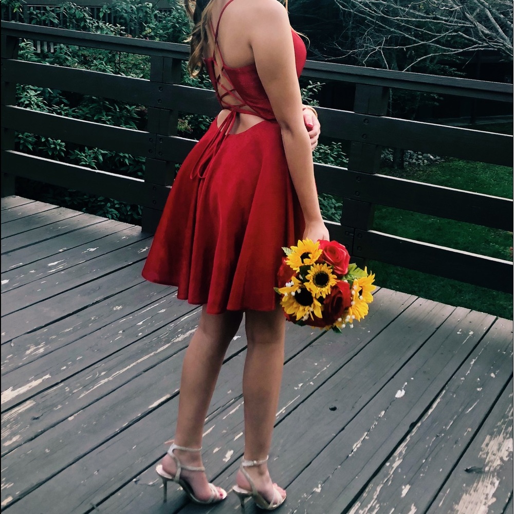 Red JVN by Jovani prom/homecoming dress.